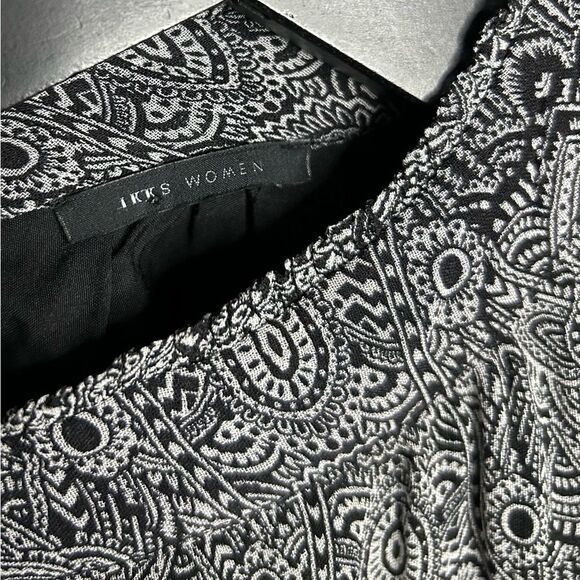 Ikks Gray Mandala Pattern Dress Size 34 * Flaw - Picture 14 of 16